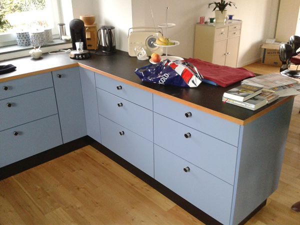 tischlerei lohmeyer in münster :: küchen » küche in taubenblau mit ... - Linoleum Arbeitsplatte Küche tischlerei lohmeyer in münster :: küchen » küche in taubenblau mit ... - Linoleum Arbeitsplatte Küche
